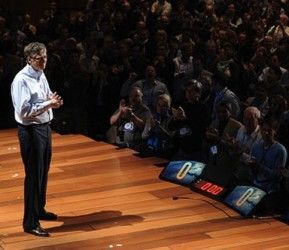 El fundador de Microsoft en la conferencia. | Fotos: James Duncan Davidson