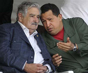 José "Pepe" Mujica, presidente de la República Oriental del Uruguay y Hugo Chávez Frías, Presidente de la República Bolivariana de Venezuela