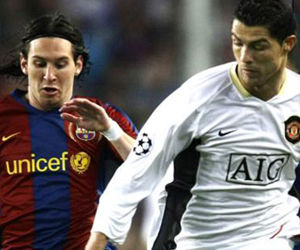 Lionel Messy y Cristiano Ronaldo