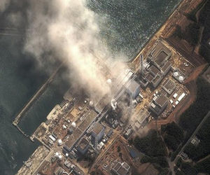 Vista aerea central nuclear Fukushima