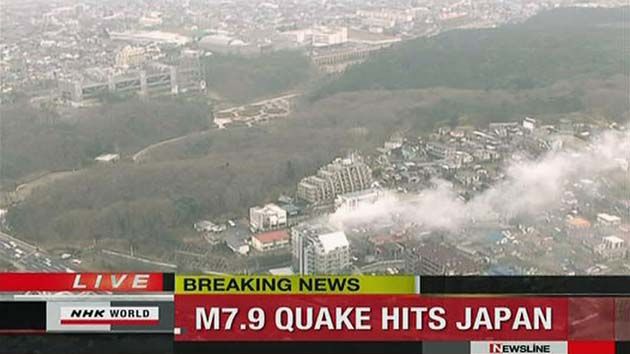 Terremoto y tsunami en Japón. Foto Reuters