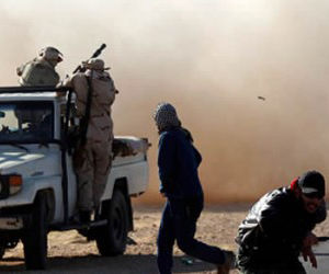 Combates en Libia