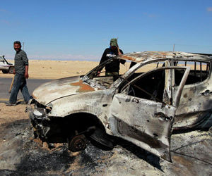 La aviación de la OTAN continua bombardeando Libia. Foto Reuters