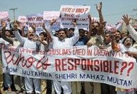 Protestas en Pakistán
