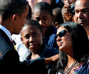 Obama con familiares de las víctimas del 11 de septiembre