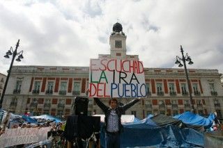 Protesta en Madrid. Foto EFE/Víctor Lerena