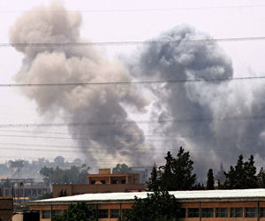 Bombardeos en Libia. Foto AFF/ Getty Imagen