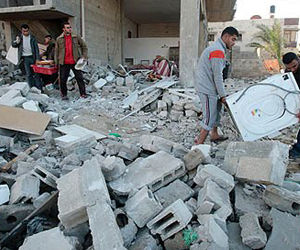 Casas palestinas destruidas por Israel