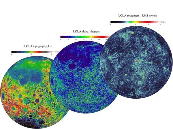 Imagen de la Luna. Foto EFE/NASA/Goddard/MIT