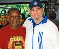 Lucius Walker junto a Fidel Castro, Agosto de 2009