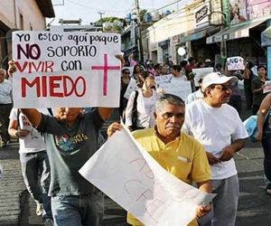 Marcha contra la violencia en México