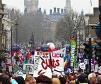 Protestas en Gran Bretaña. Foto archivo