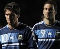 Lionel Messi y Gonzalo Higuaín