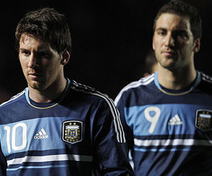 Lionel Messi y Gonzalo Higuaín