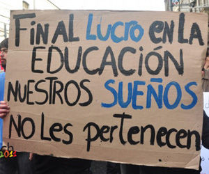Protestas estudiantes chilenos
