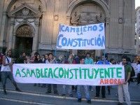Tercera manisfestación de protestas de los estudiantes chilenos