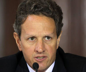 El secretario del Tesoro de Estados Unidos, Timothy Geithner. Foto AFP
