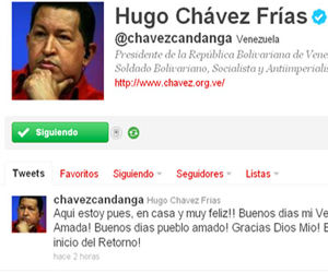 Twitter de Hugo Chávez