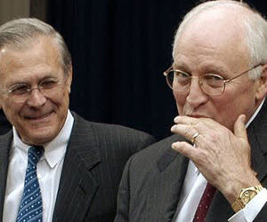 Donald Rumsfeld y Dick Cheney
