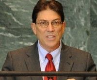 El Canciller cubano Bruno Rodríguez en la ONU