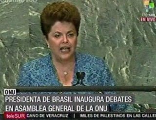 Dilma Roussef, Presidenta de Brasil