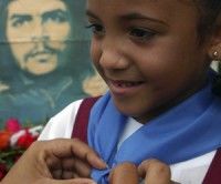 Pionera cubana. Foto: AIN