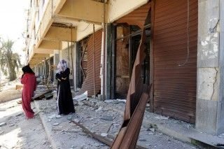 Ruinas de la ciudad de Sirte. Foto:  AFP