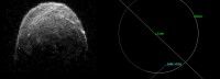 Nueva imágen captada por la NASA del asteroide 2005 YU55 que pasa cerca de la Tierra.