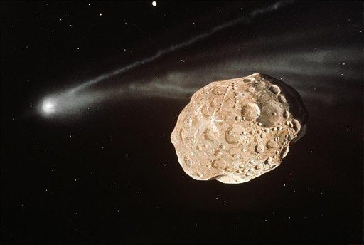 El Laboratorio de Propulsión a Chorro de la NASA ya ha advertido de que el asteroide, que tiene el tamaño de un portaaviones, no supone un peligro para la Tierra, y será una buena oportunidad para estudiarlo. Imagen de la sonda "Galileo", de la superficie de un asteroide. Foto: EFE/Archivo