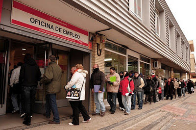 Desempleo España. Foto: AFP