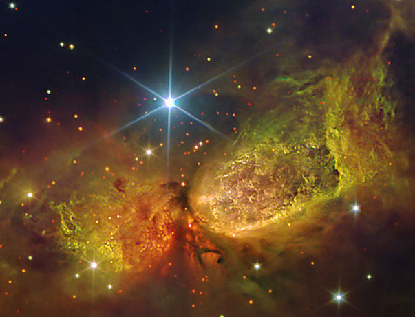La nebulosa Sharpless 2-106.  Foto: Daniel Lopez Gran telescopio Canarias