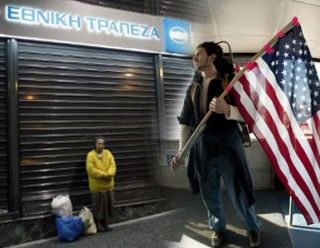Medidas de Grecia aplicadas a EEUU. Foto: AFP