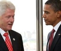 William Clinton y Barack Obama