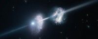 Observaciones de estallidos de rayos gamma realizadas con el VLT revelan sorprendentes componentes en las galaxias tempranas