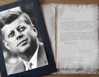 Carta escrita por John F. Kennedy