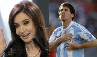 Lionel Messi respalda a la presidenta.