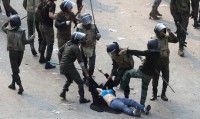 Represión en Egipto. Foto: Reuters