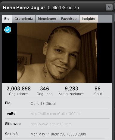 Twitter de Calle 13