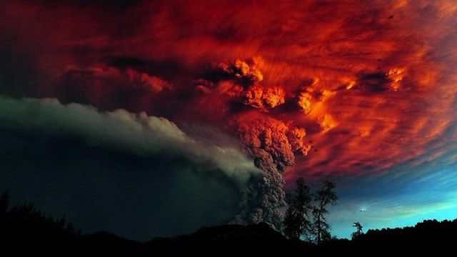 El poder del volcán Puyehue