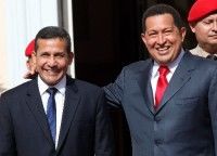 Ollanta Humala y Hugo Chávez. Foto archivo