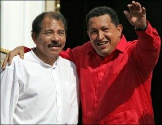 Daniel Ortega y Hugo Chávez