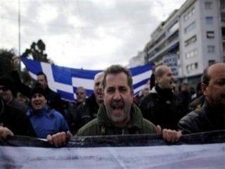 Grecia huelga