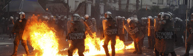 Grecia en llamas