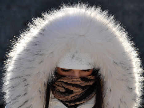 En Ucrania, el país más golpeado por la fuerte ola de frío con temperaturas de 32 grados bajo cero, el temporal se cobró 101 vidas. Foto: AFP