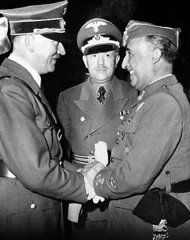 Encuentro de Hitler y Franco en Hendaya el 23 de octubre de 1940 (Wikimedia commons)"