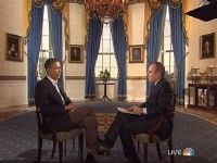 Obama con Matt Lauer