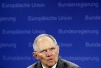 Wolfgang Schäuble en una rueda de prensa tras un encuentro del Eurogrupo celebrada el 21 de febrero en Bruselas. Foto: REUTERS