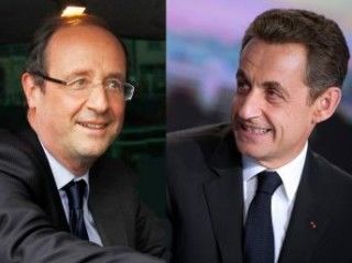 Francois Hollande y Nicolas Sarkozy