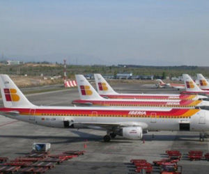 Iberia canceló 122 vuelos por huelga de pilotos 