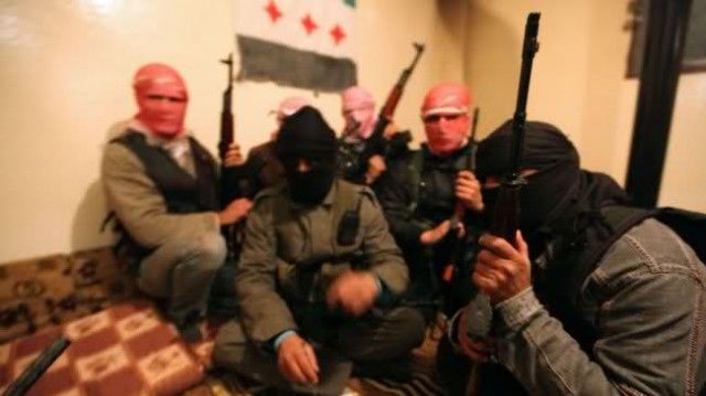 Terroristas del Ejército Sirio Libre. Foto: Press Tv
